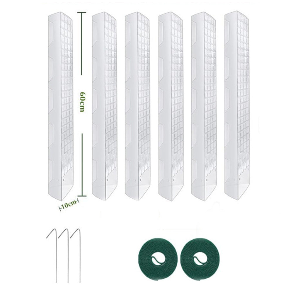 ertical Jungle Kit stackable moss pole with monstera aerial roots.