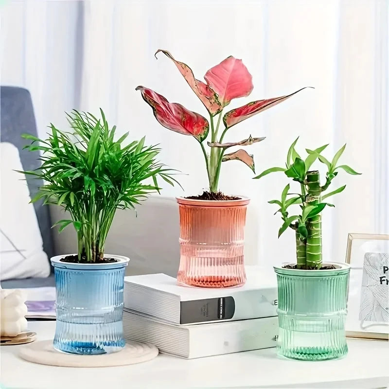 Lazy Hydroponic Flower Pot Automatic Water-Absorbing Flowerpot